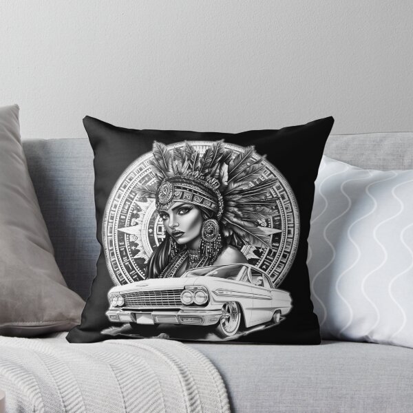 Item preview, Mujer Azteca Chicano Mexicano Azteca Carro Latina designed and sold by HechoEnAztlan.