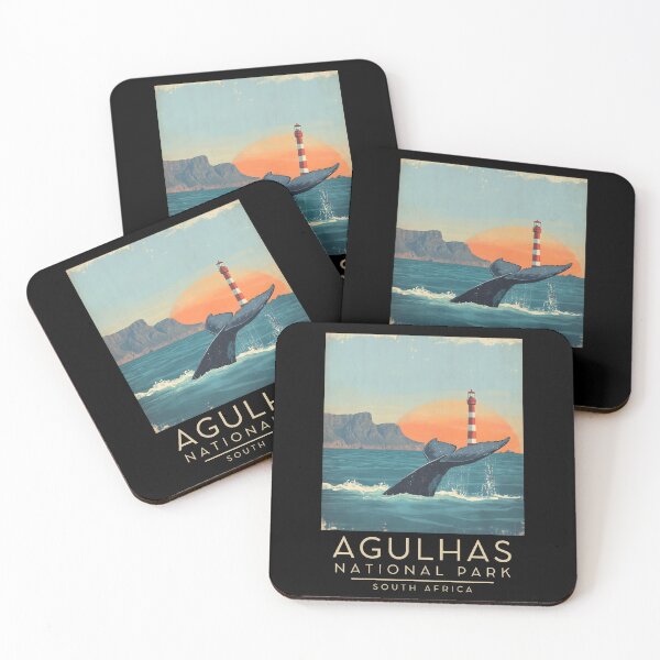 Item preview, A Vintage Illustration of Agulhas National Park - South Africa designed and sold by GoodOldVintage.