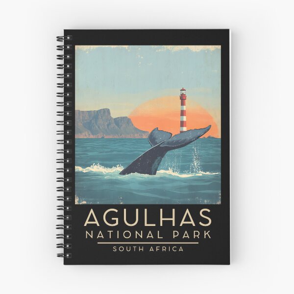 Item preview, A Vintage Illustration of Agulhas National Park - South Africa designed and sold by GoodOldVintage.