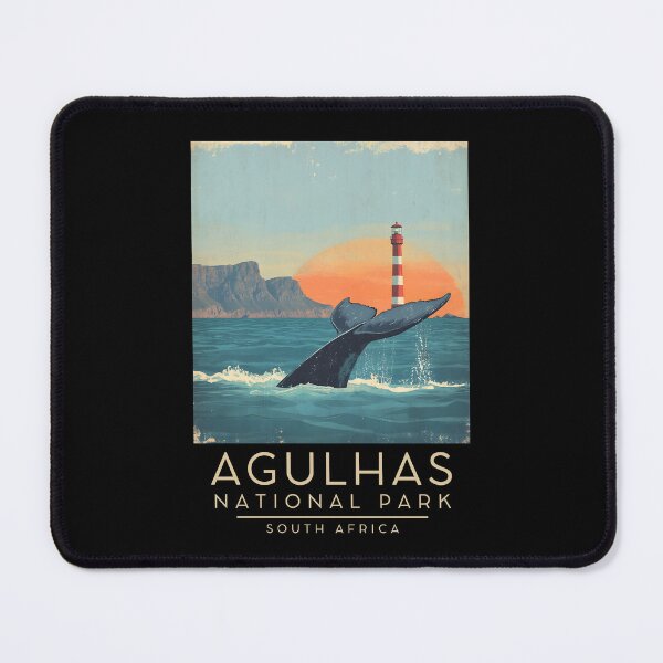 Item preview, A Vintage Illustration of Agulhas National Park - South Africa designed and sold by GoodOldVintage.