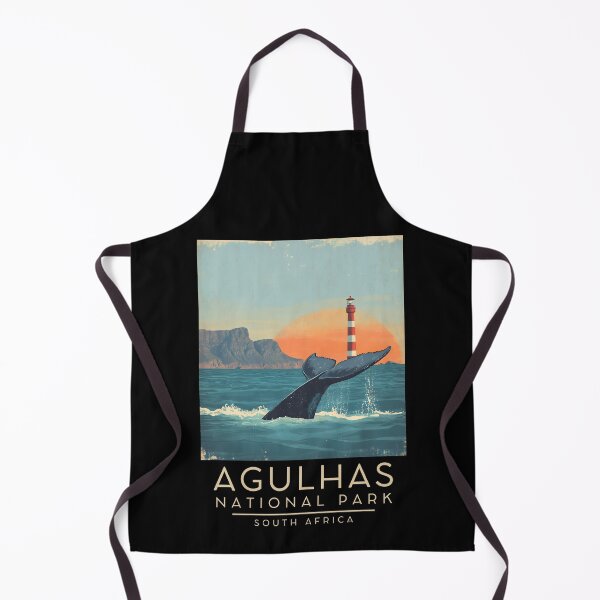 Item preview, A Vintage Illustration of Agulhas National Park - South Africa designed and sold by GoodOldVintage.
