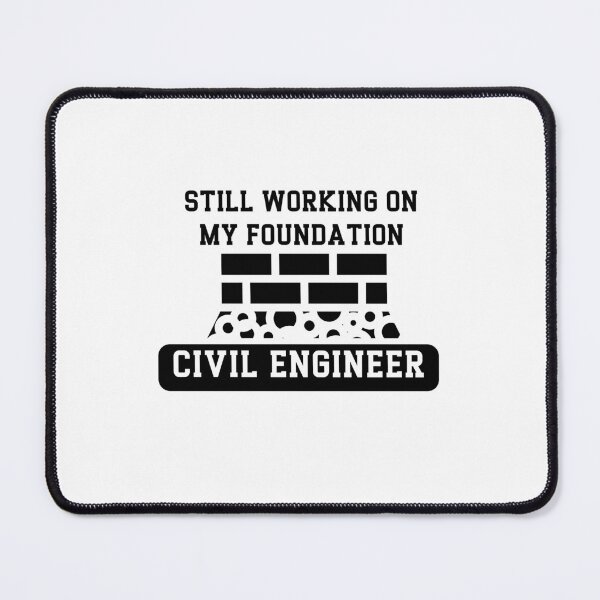 Item preview, Civil Engineer Foundation, Civil Engineering Tee, Construction Worker Gift, Architecture Student Shirt, Professional Builder Top designed and sold by CottonCandyCo78.