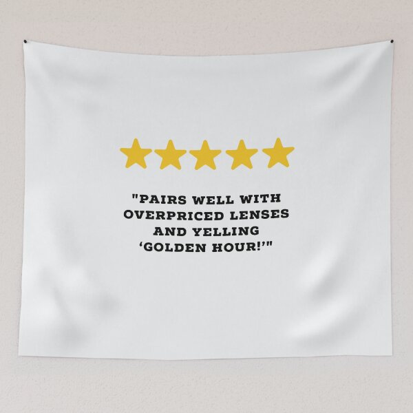 Item preview, Photography Lover Reviews Funny 5 Star Review #2 designed and sold by Jollys-ArtShop.