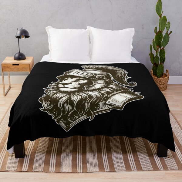 Item preview, Lion Knight Medieval Portrait designed and sold by TomFrontierArt.