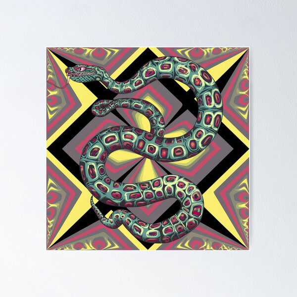 Item preview, Hypnotic Anaconda  designed and sold by Mystic Wild Studio.