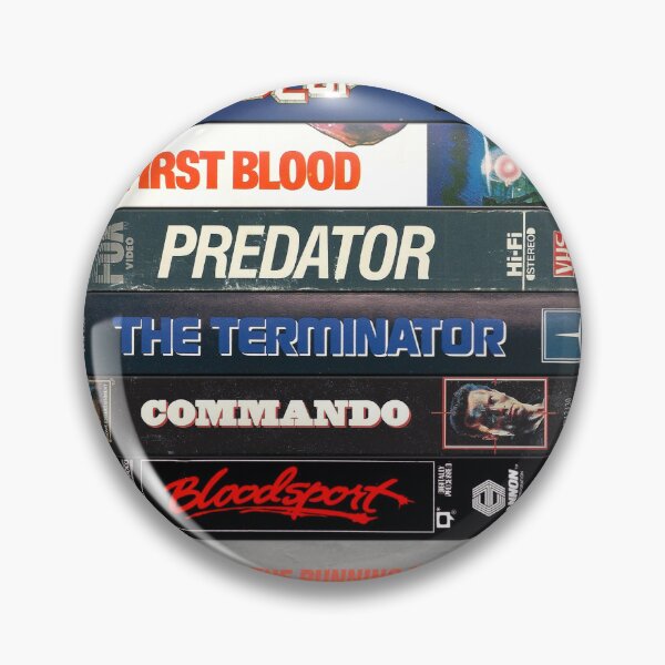 Item preview, 80s Action Movies - Vintage VHS Spines designed and sold by Mr Mustard Prints.
