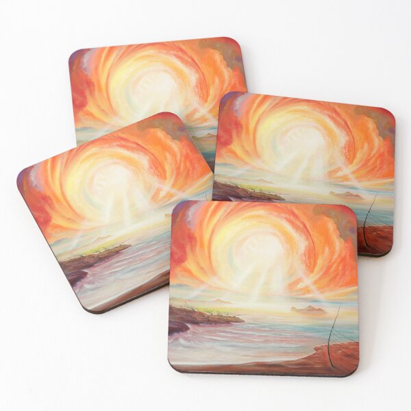 Item preview, Light Quintet - a picture with rays of light in a cloud spiral designed and sold by art paintings.