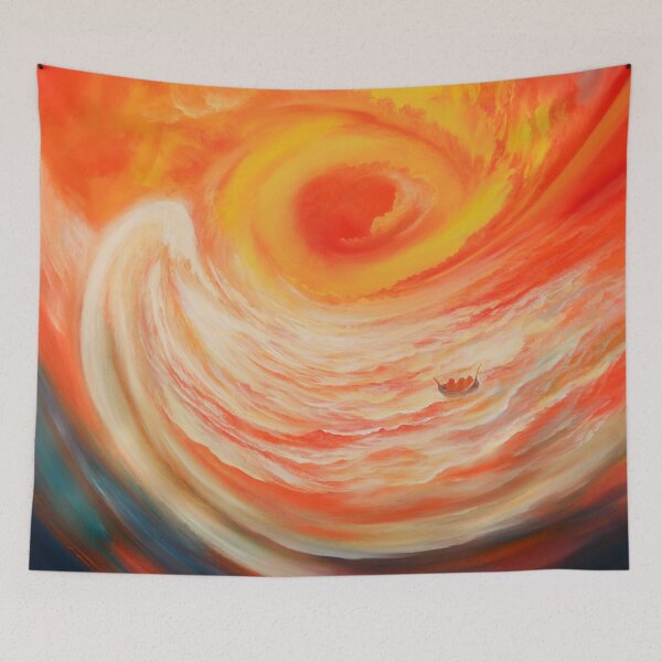 Item preview, Fishing Boat Trip - Sailing on the Wild Sea designed and sold by art paintings.