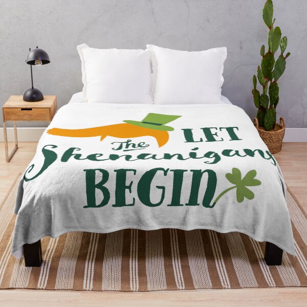 Item preview, Let The Shenanigans Begin. Funny Trump St Patricks Day designed and sold by Orange-Socks.