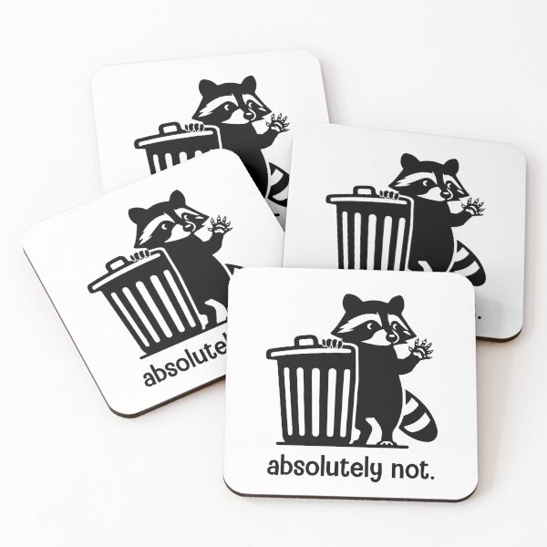 Item preview, Cute Racoon Absolutely Not Trash - Funny Mom Dad Life Saying, Sarcastic Women designed and sold by tcvnguyen.