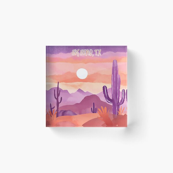 Item preview, Big Bend, TX – Desert Sunset Serenity designed and sold by HonkyTonk2025.