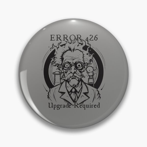 Item preview, Mad scientist, scientist, Error 426, Error designed and sold by GOLDENGARDENART.