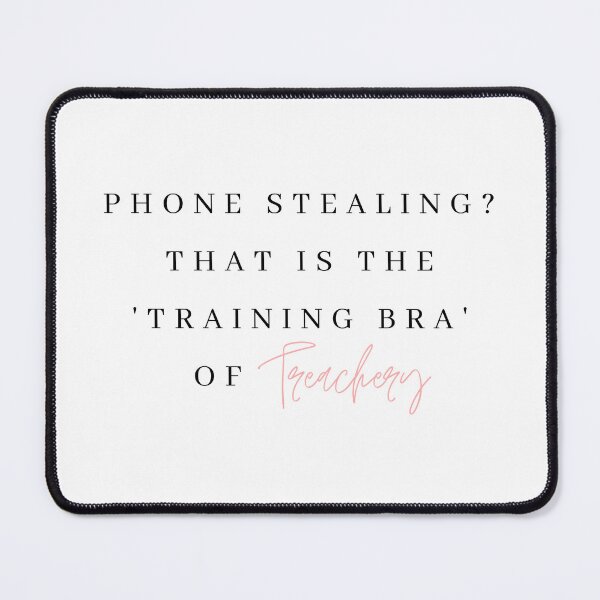 Item preview, Phone stealing that is the training bra of treachery designed and sold by bombalurina.