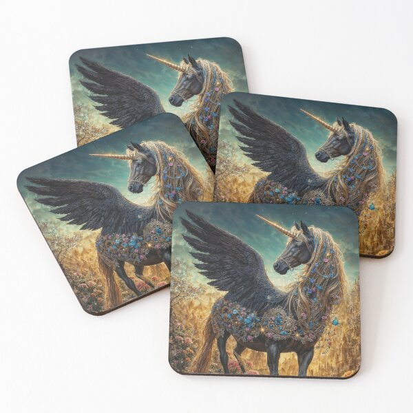 Item preview, Black Unicorn designed and sold by AliceWhiteDF.