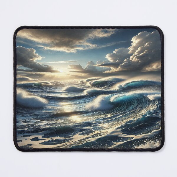Item preview, Home Decor Ocean Waves designed and sold by M&M Lifestyle Hub.