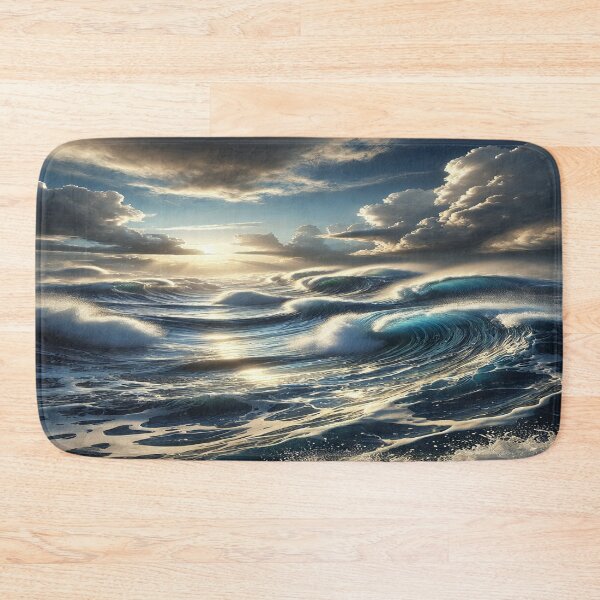 Item preview, Home Decor Ocean Waves designed and sold by M&M Lifestyle Hub.