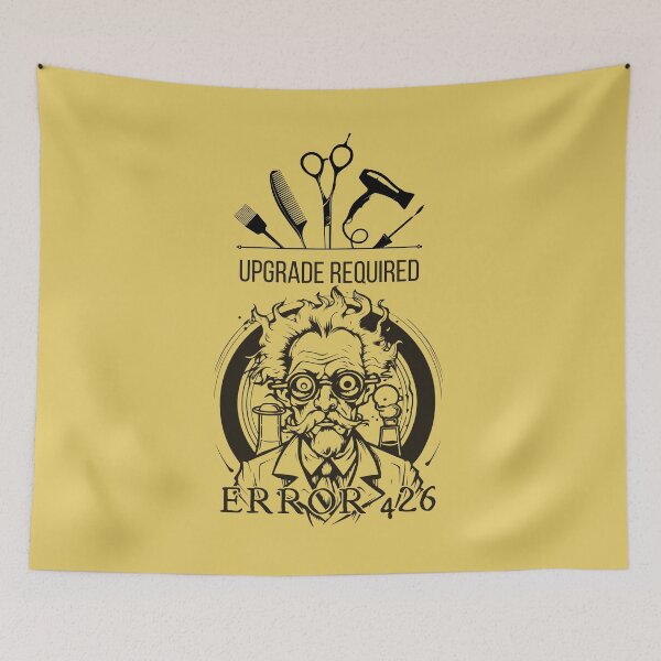 Item preview, Mad scientist, scientist, Error 426 designed and sold by GOLDENGARDENART.