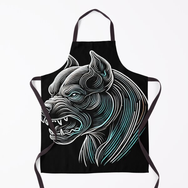 Item preview, Pitbull Fierce Neon - Minimalist Glowing Art designed and sold by StudioNeon.