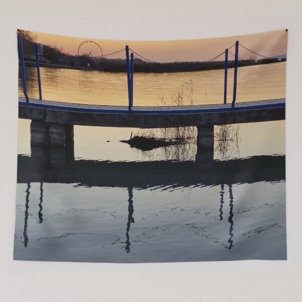 Item preview, Pedestrian Pier at Sunset designed and sold by Gaboro.
