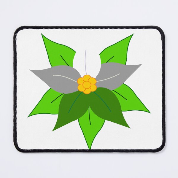 Item preview, Poinsettia Pride Flag Greyromantic designed and sold by HarveyHandcraftsandDesigns.