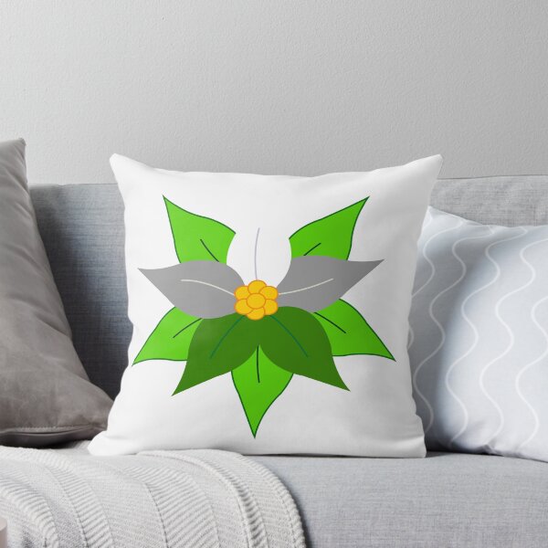 Item preview, Poinsettia Pride Flag Greyromantic designed and sold by HarveyHandcraftsandDesigns.