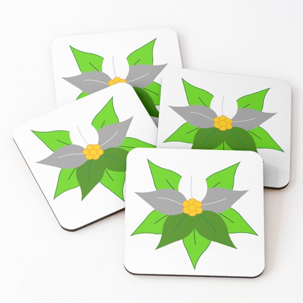 Item preview, Poinsettia Pride Flag Greyromantic designed and sold by HarveyHandcraftsandDesigns.