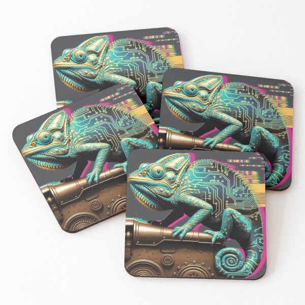 Item preview, Electronic Chameleon designed and sold by Mystic Wild Studio.