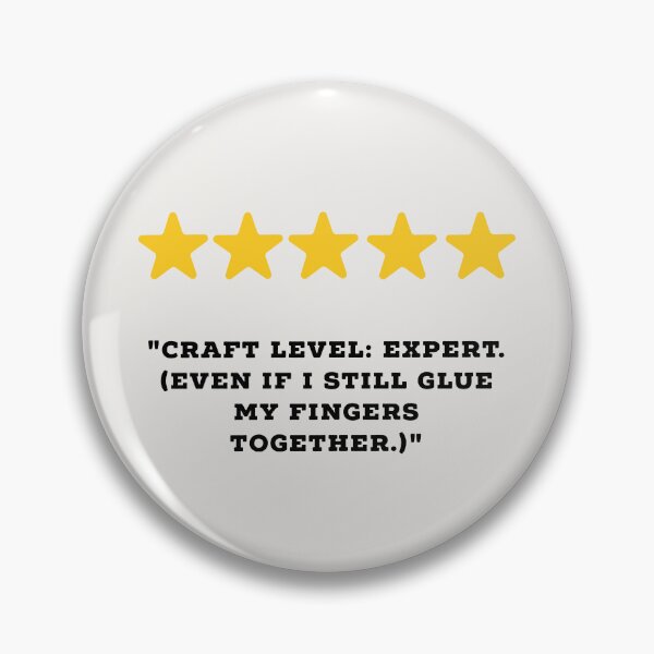 Item preview, DIY Crafter/DIY lover Reviews Funny 5 Star Review #1 designed and sold by Jollys-ArtShop.