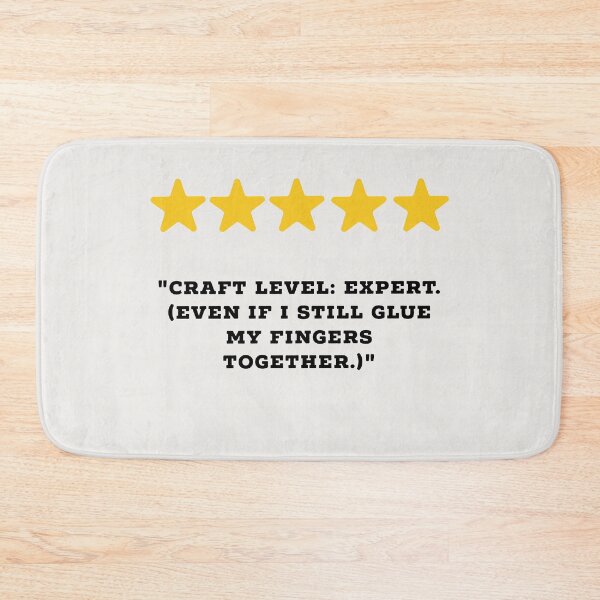 Item preview, DIY Crafter/DIY lover Reviews Funny 5 Star Review #1 designed and sold by Jollys-ArtShop.