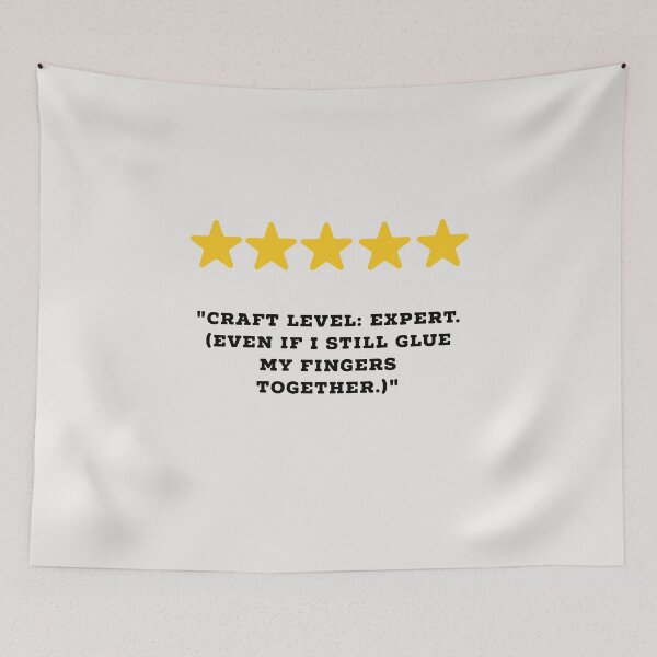 Item preview, DIY Crafter/DIY lover Reviews Funny 5 Star Review #1 designed and sold by Jollys-ArtShop.