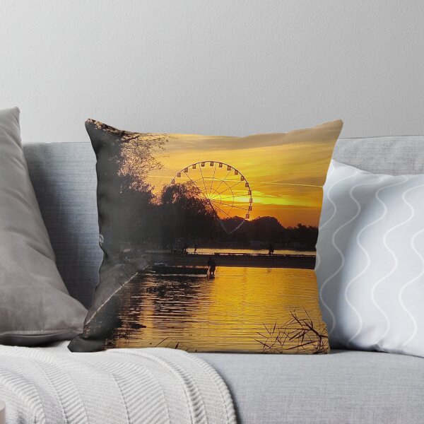 Artikelvorschau, Sonnenuntergang und Riesenrad in Siófok, Plattensee entworfen und verkauft von Gaboro.