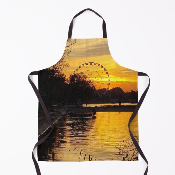 Item preview, Sunset and Ferris Wheel at Siófok, Lake Balaton designed and sold by Gaboro.