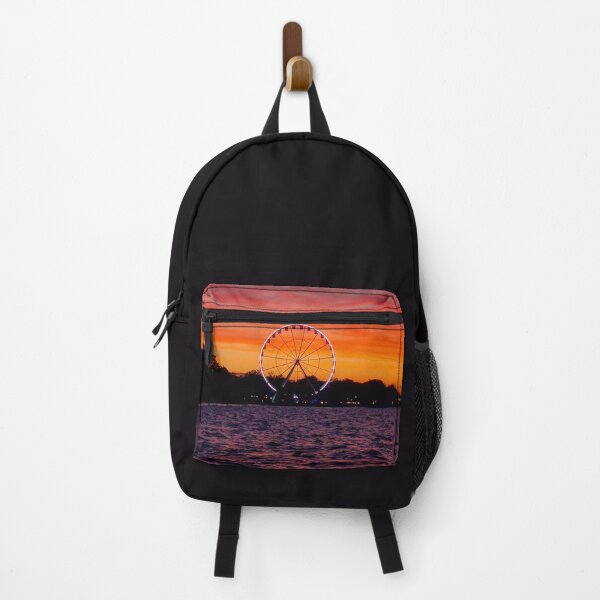 Item preview, Sunset and Illuminated Ferris Wheel in Siofok, Balaton designed and sold by Gaboro.