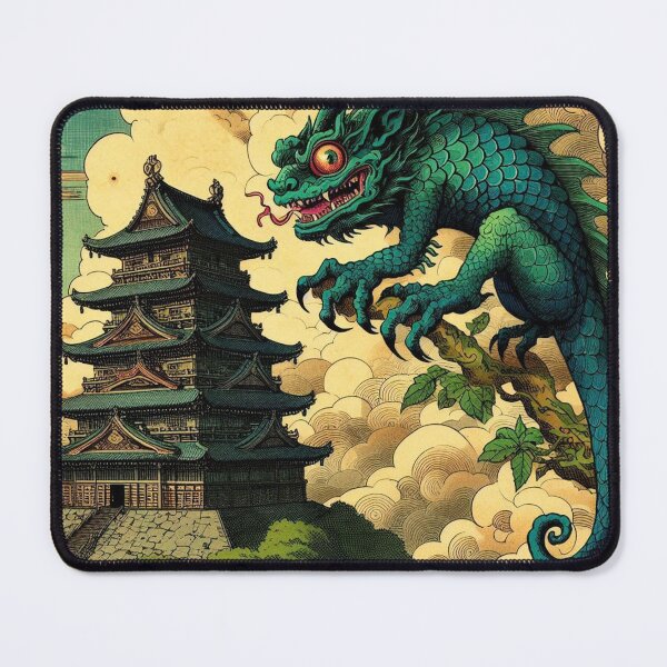 Item preview, Castles and Chameleon in Japan designed and sold by EvardeanPlus.