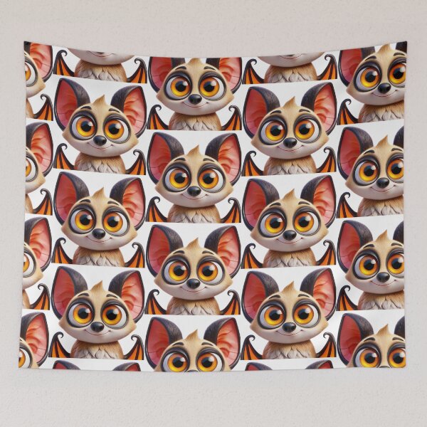 Item preview, Adorable Golden-Crowned Flying Fox Bat designed and sold by Sillytoe.