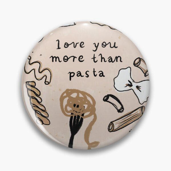 Item preview, I love you more than pasta designed and sold by Pretty Postcards.