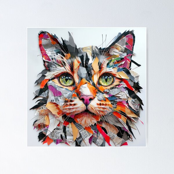 Item preview, Color Cat Collage designed and sold by caracatita75.