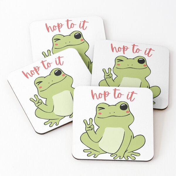 Item preview, Peaceful Frog "Hop to It" designed and sold by Moonlit Honey.