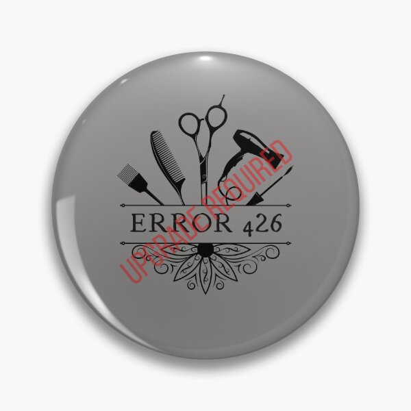 Item preview, Error 426, Error, Hairdresser, barber, 426, designed and sold by GOLDENGARDENART.