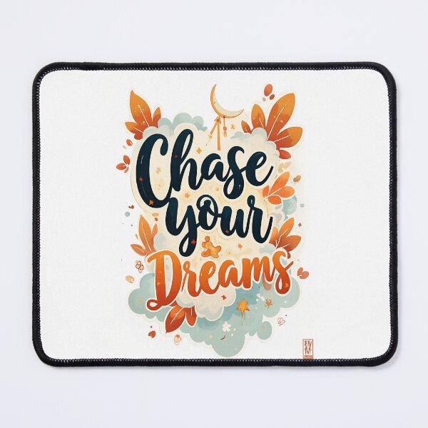 Item preview, Inspirational "Chase Your Dreams" Motivational Quote Design designed and sold by Thread-Verse.