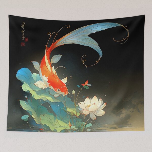 Item preview, Azure Fin's Lotus Dance designed and sold by bloorose.