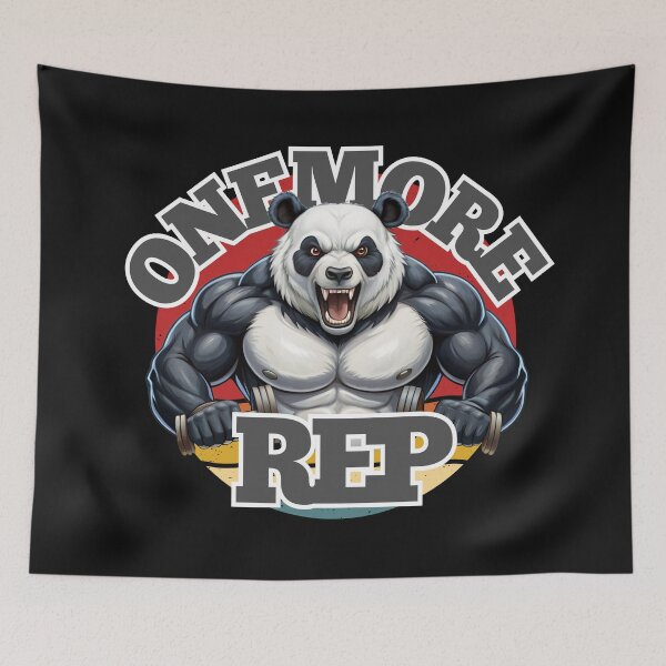 Item preview, Cute Gym Panda Bear designed and sold by ArtDisgnWork.