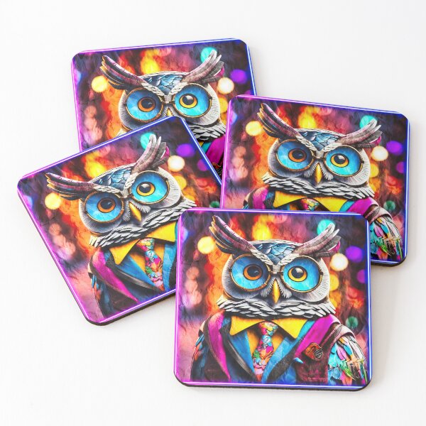Item preview, Graffiti style wise owl designed and sold by Drone-tees.