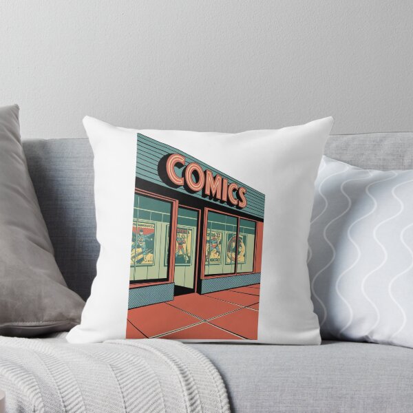 Item preview, Retro Comic Book Shopfront – Vintage Minimalist Design designed and sold by OldSchoolRetro.