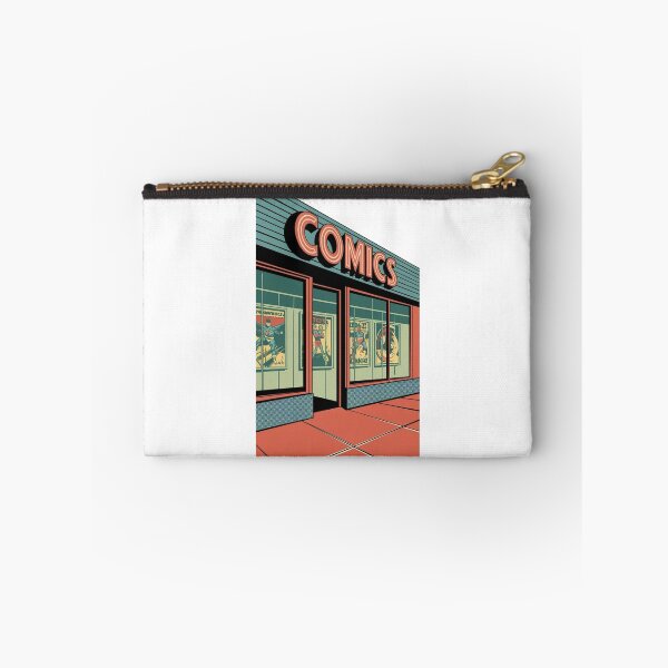 Item preview, Retro Comic Book Shopfront – Vintage Minimalist Design designed and sold by OldSchoolRetro.
