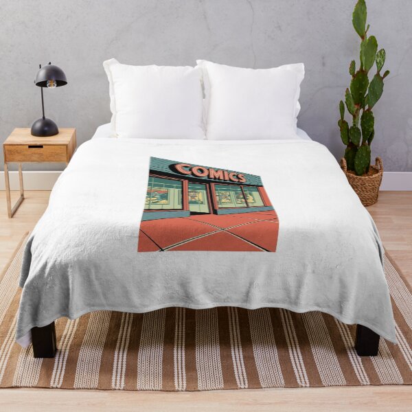 Item preview, Retro Comic Book Shopfront – Vintage Minimalist Design designed and sold by OldSchoolRetro.