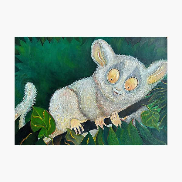 Item preview, Bush Baby in the forest designed and sold by LederhosArt.
