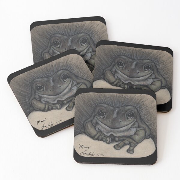 Item preview, Maeve the Frog Fine Art Print  designed and sold by dumplingdepot.