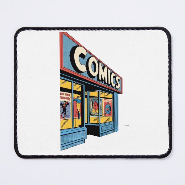 Item preview, Retro Comic Book Shopfront – Vintage Minimalist Design designed and sold by OldSchoolRetro.