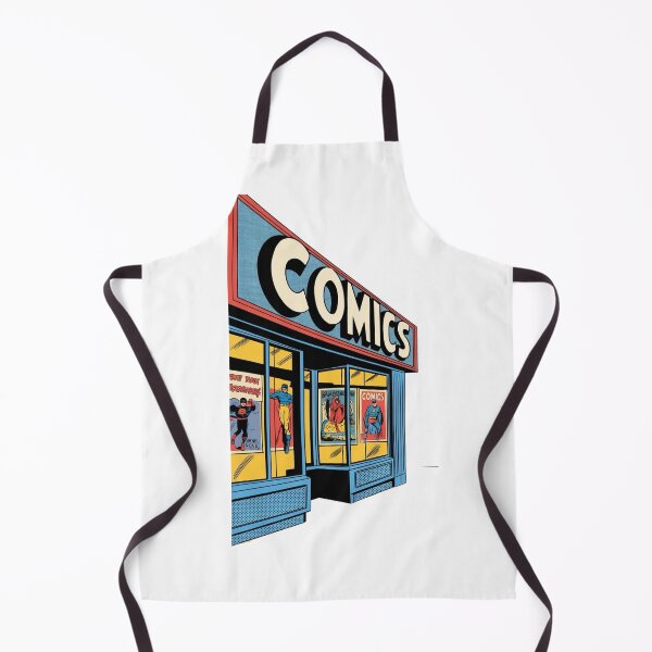 Item preview, Retro Comic Book Shopfront – Vintage Minimalist Design designed and sold by OldSchoolRetro.